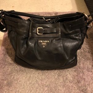 Prada Black Hobo bag